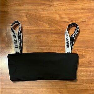 Spiritual Gangster Black sports bra